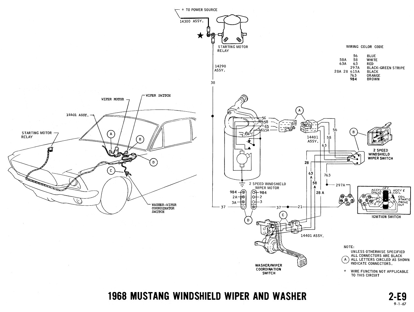 1968 Mustang Wiring Diagrams | Evolving Software wire diagram for 1967 ford cobra 